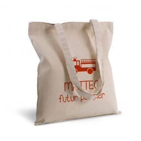 Tote bag enfant personnalisé texte et motif