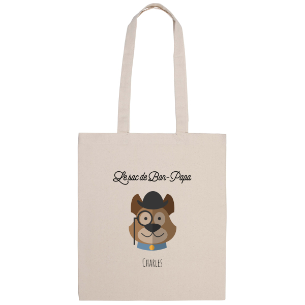 Totebag personnalisé animaux