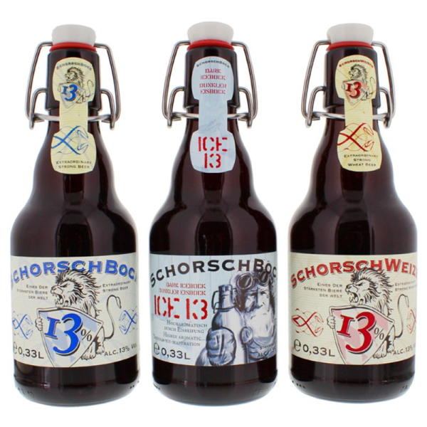 Trio de bières fortes