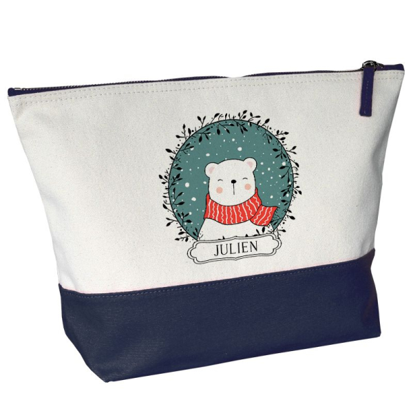 Trousse de toilette bicolore Joyeux Compères