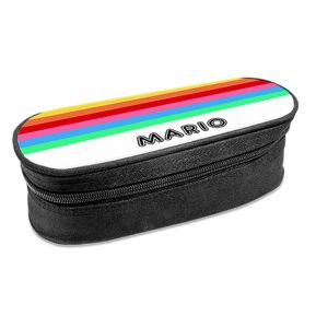 Trousse à crayons ovale rainbow