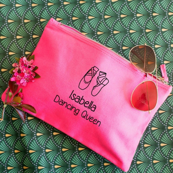 Pochette rose personnalisé