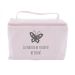 Trousse de toilette vanity personnalisée rose pâle