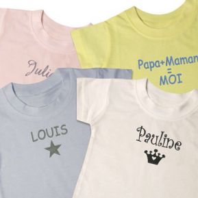 Tshirt bébé brodé Tshirt bébé brodé