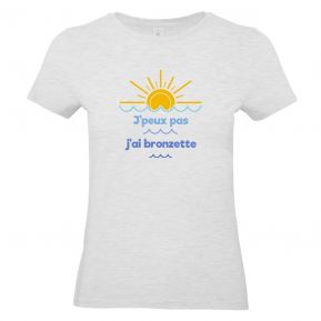 T-shirt femme Vacances à la mer personnalisé