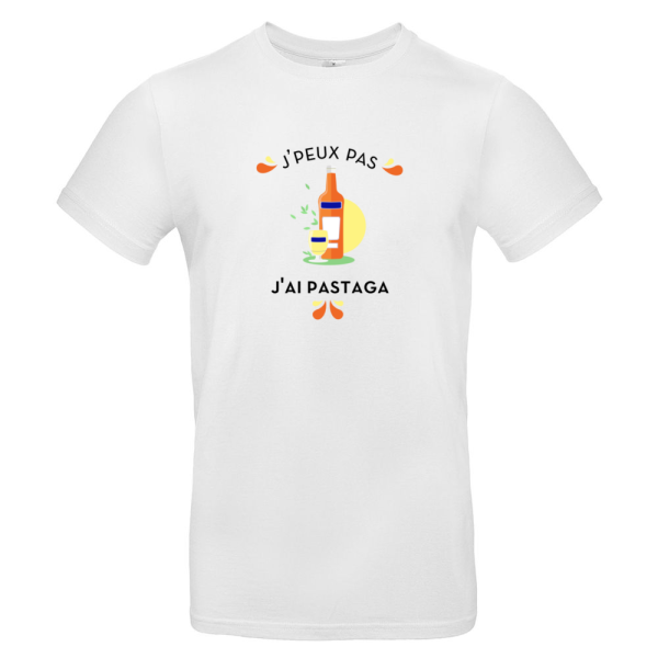 T-shirt homme personnalisé J'peux pas j'ai Pastis