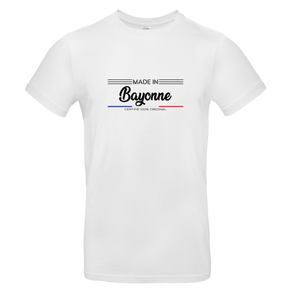 T-shirt homme blanc made in Sud-Ouest