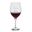 Verre à vin anniversaire gravé