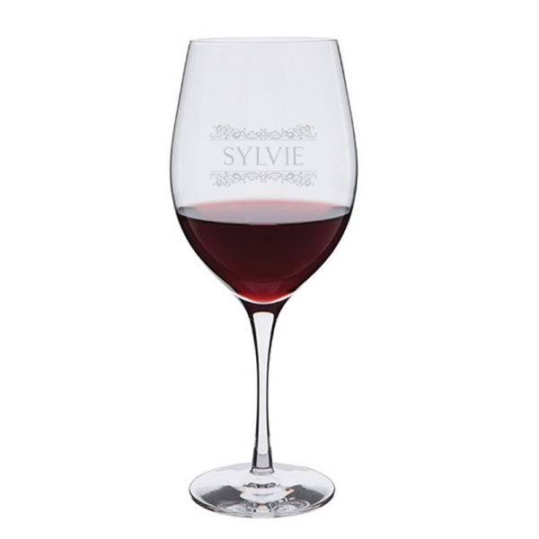 Verre à vin personnalisé