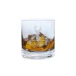 Verre à whisky gravé cerf
