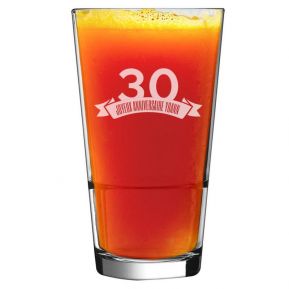 Verre à cocktail anniversaire gravé