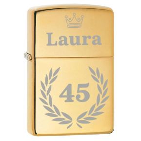 Zippo® anniversaire personnalisé