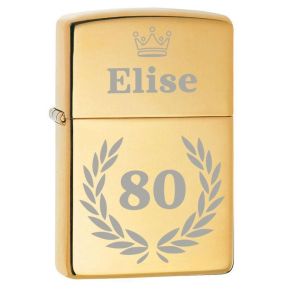 Zippo® anniversaire personnalisé