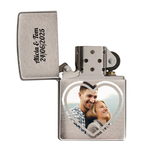 Votre photo imprimée sur un zippo