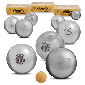 3 sady 3 personalizovaných pétanque koulí obut 3 sady 3 personalizovaných pétanque koulí obut