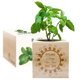 Gravírovaný EcoCube pro paní učitelku kruh rukou Gravírovaný EcoCube pro paní učitelku kruh rukou
