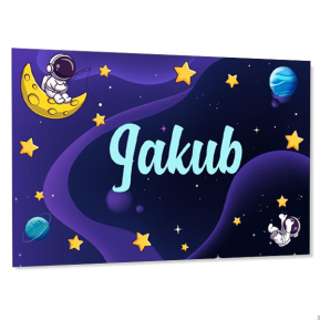 Dveřní cedulka dětský pokoj Astronaut Dveřní cedulka dětský pokoj Astronaut
