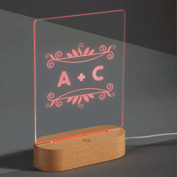 Personalizovaná LED lampa  Jméno