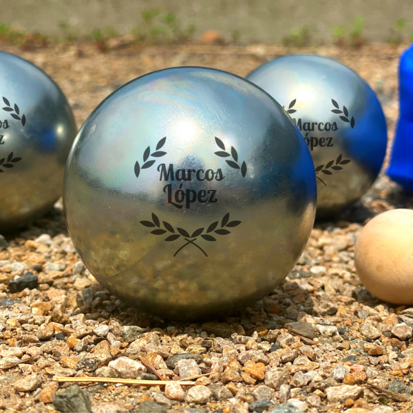 Personalizované pétanque koule se vzory
