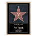 Personalizovaný certifikát Walk of Fame v rámečku