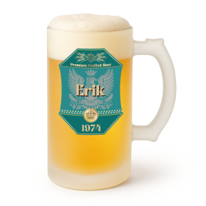 Personalizovan hrnek na pivo s motivem krlovskho orla