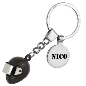Personalizovan klčenka s motocyklovou přilbou
