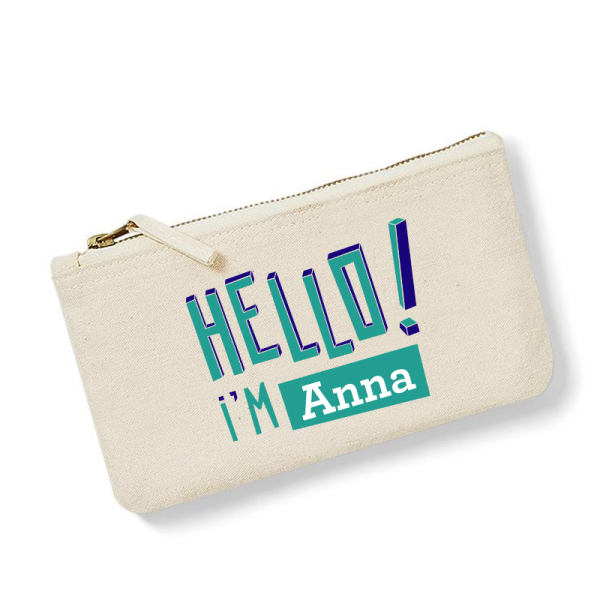 Personalizovaná malá bavlněná tatička HELLO