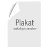 Plakat uden ramme