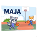 Personligt dørskilt til børn  Basketball