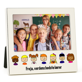 Printet fotoramme Tak frøken Printet fotoramme Tak frøken