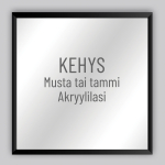 Juliste kehystettynä