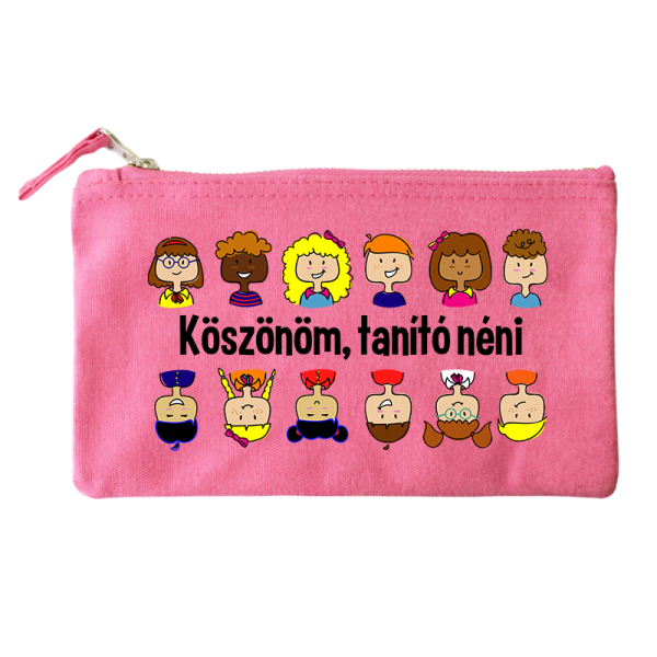 Kis pamuttáska Köszönöm, tanító néni felirattal