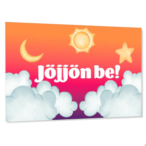 Szemlyre szabott gyerek ajttbla  Felhők