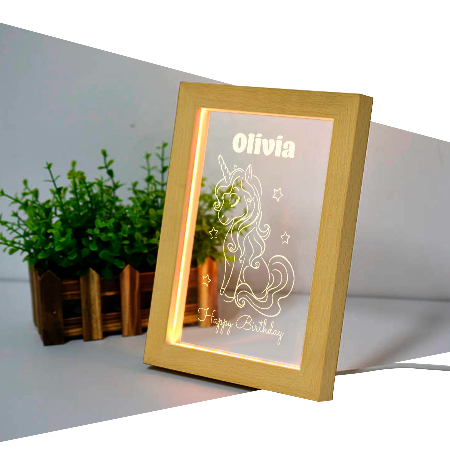 Engraved LED Light Frame Engraved LED Light Frame