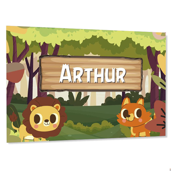 Aluminium Door Sign for Children Aluminium Door Sign for Children