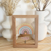 Personalised LED frame with rainbow and name
