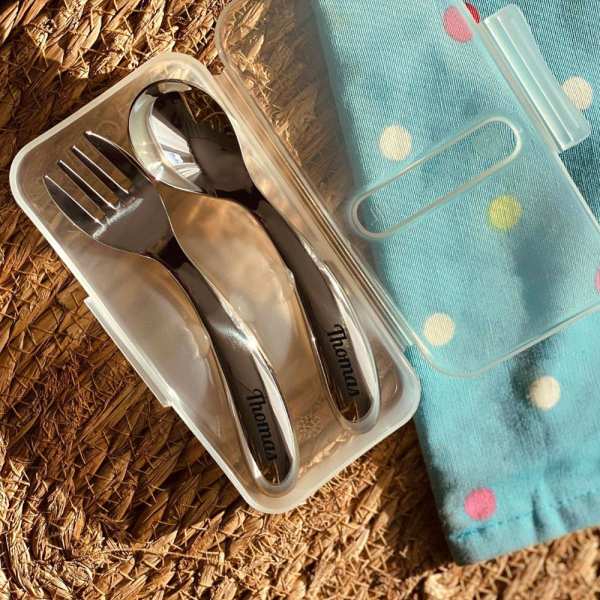 Personalised ergonomic cutlery for babies