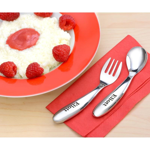 Personalised ergonomic cutlery for babies