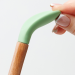 Wooden and silicone baby cutlery with name