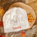 Embroidered chef's hat for adults