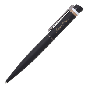 Engraved black Hugo Boss Loop Iconic ballpoint pen Engraved black Hugo Boss Loop Iconic ballpoint pen
