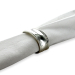 Engraved silver napkin ring