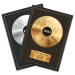 Framed poster of a personalised Gold or Platinum record
