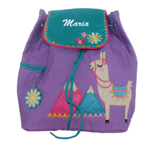 Personalised backpack with a llama Personalised backpack with a llama