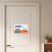 Personalised kids door sign - Basketball