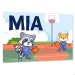 Personalised kids door sign - Basketball