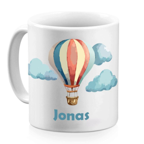 Personalised hot air balloon mug Personalised hot air balloon mug