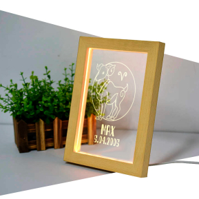 Personalised light frame - Zodiac sign Personalised light frame - Zodiac sign