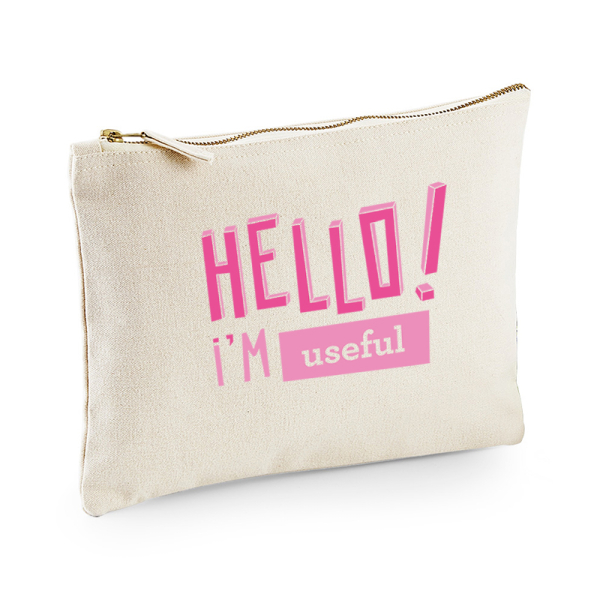 Personalised pouch HELLO