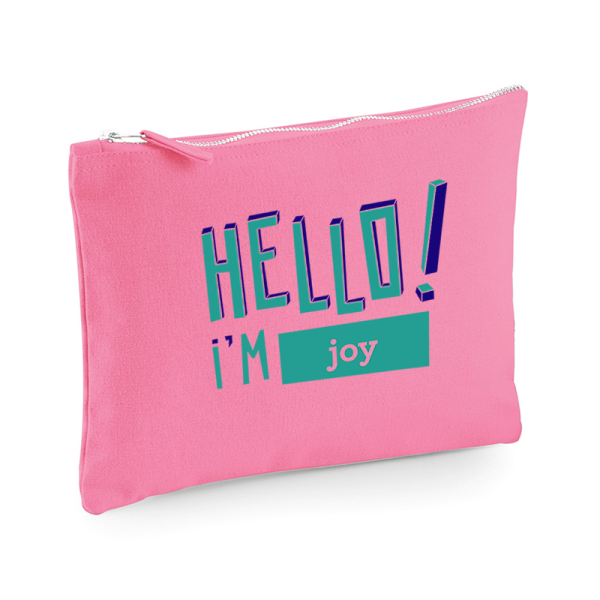 Personalised pouch HELLO
